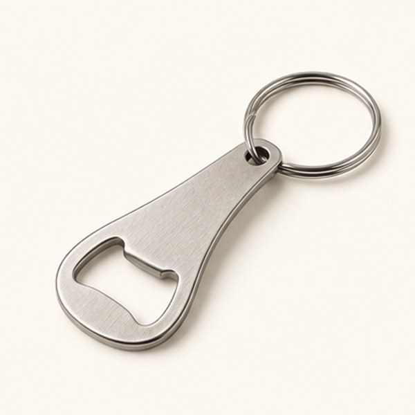 Metal bottle opener