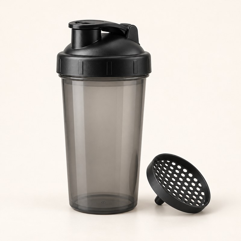 Plastic protein shaker