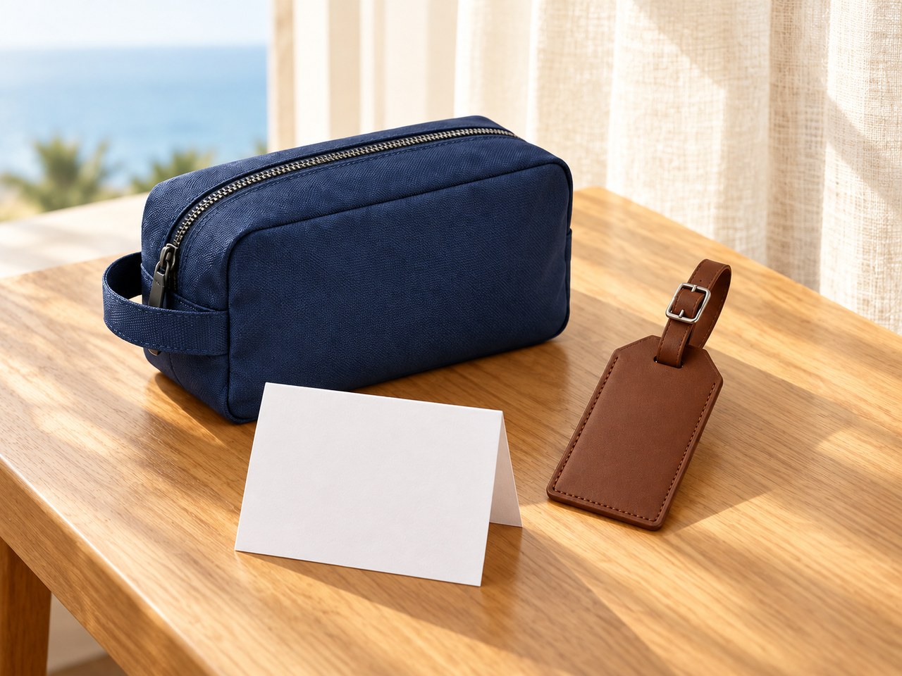 Travel pouches, outdoor essentials and branded retail products.
